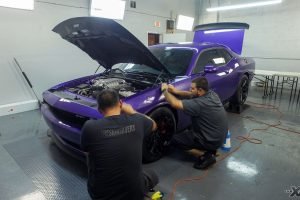 SignSavers_Dodge_Challenger_Hellcat_2016_XPEL_STEALTH_Satin_ClearBra_DJI_0121-1
